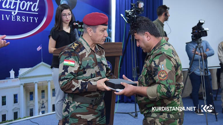 Merasîma rêzgirtinê li hejmareka birîndarên Daişê birêve çû